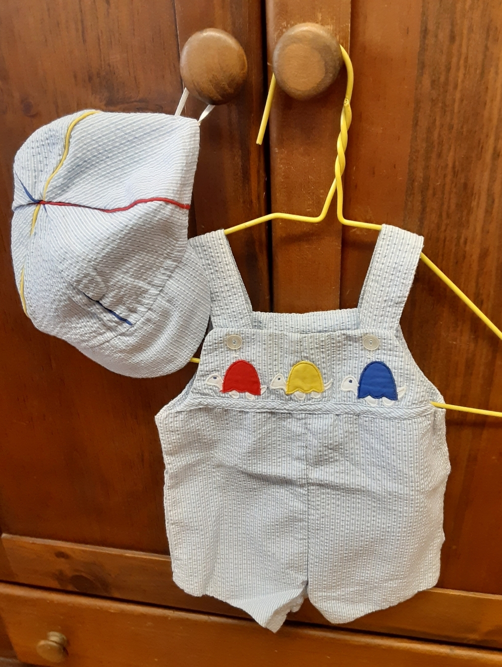 Vintage Boy's Sunsuit/Hat
